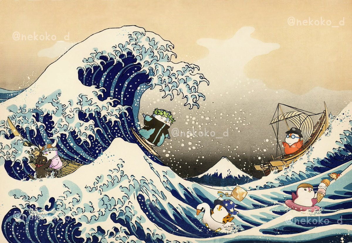 今日は膠着状態の山葵君の関節炎の
定期検診の為🏥nekoさん強制起床👀

RP＆いいね( ｡･ω･｡)ﾉ 凸ﾎﾟﾁｯ返しは
帰って来たら頑張ります🫡

あとは～......コラボ作品の涼し気な
🐧さん 期間限定で枚数無制限
ミントをしてます🧊✨️
作品のURLや詳細などは下記ポストを
ご覧下さい↓↓↓