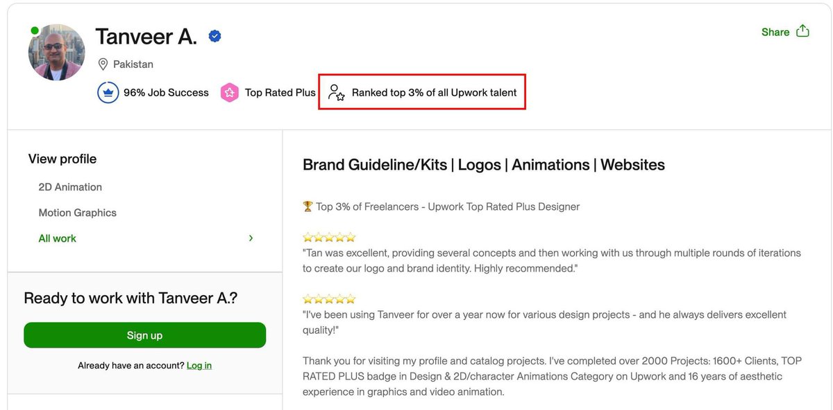 creativetan's tweet image. Thank you @Upwork  and my clients from all over the world for this recognition.. #upwork #freelancing  #top3  #BrandStrategy #logodesigner