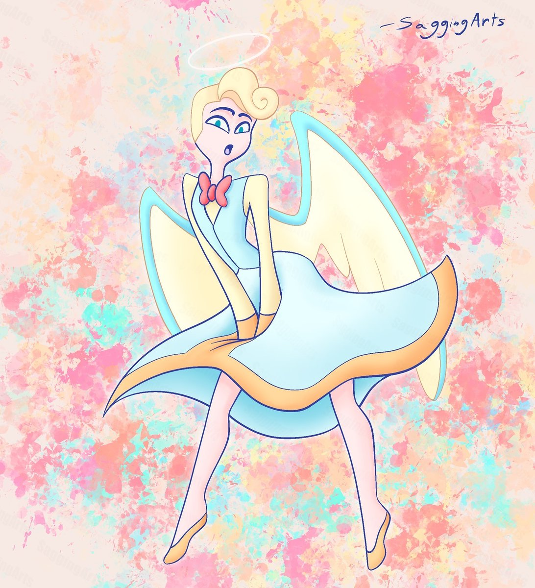 `` Sorry its been windy up in heaven.``

[interaction bait by saggingarts]