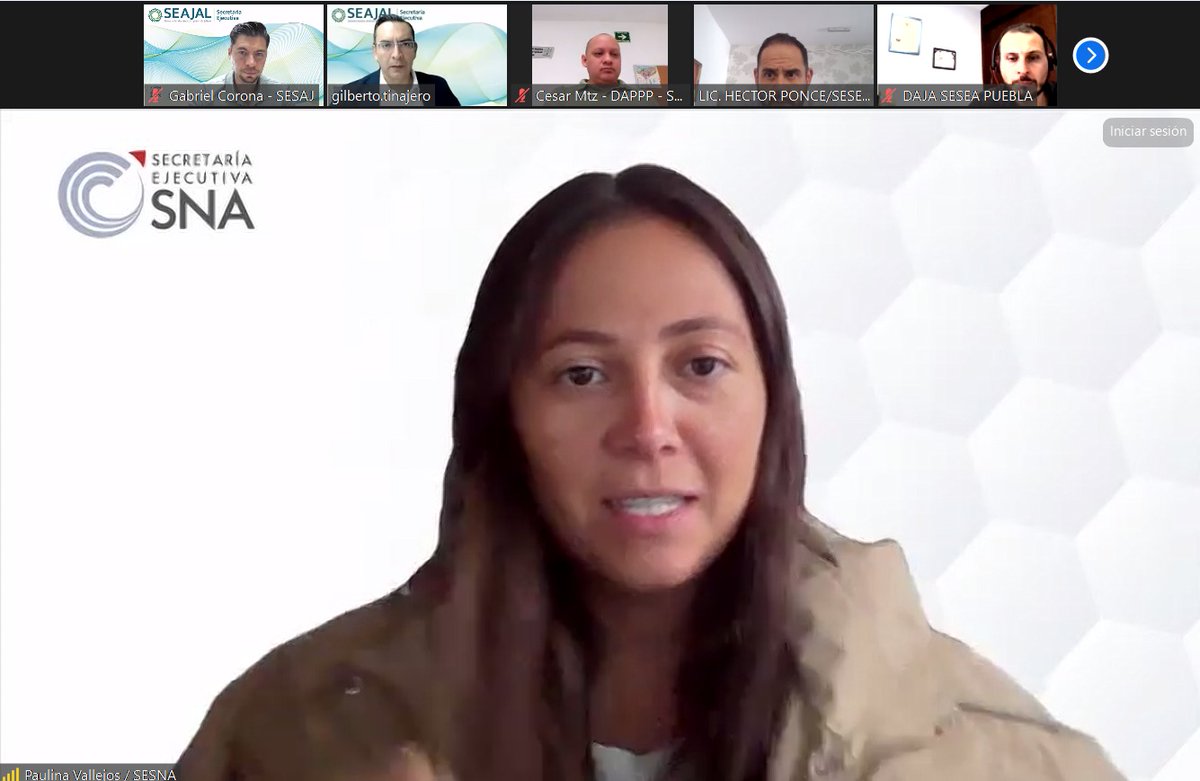 SEAJalisco's tweet photo. Titulares de las #SESEAS del país se reunieron de forma virtual, convocad@s por la @SESNAOficial, con el fin de integrar el grupo de trabajo para el Proyecto de Análisis del Papel de los Municipios en los Sistemas Anticorrupción, coordinado por @Gtinajero5, S.T. de la #SESAJ https://t.co/T0cRwtXP0w