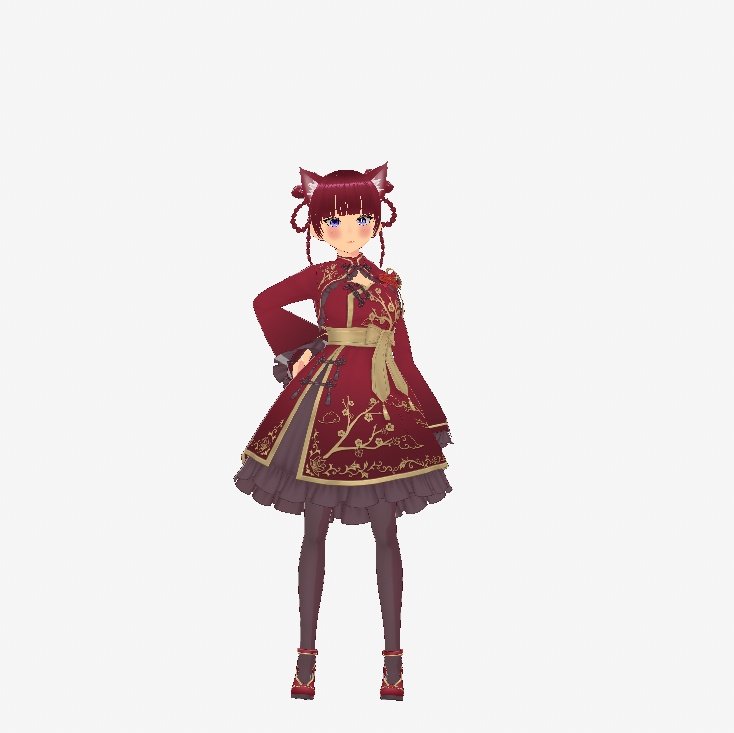 OdysseyAntonia's tweet photo. Throwback of Lunar New Year Fit :3! 
#lunarnewyear #catgirl #vtuber #engvtuber #redootd https://t.co/ejpeyFzUyy