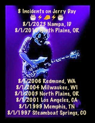 Seasatz60's tweet image. The String Cheese Incident has played 8 times on Jerry Garcia’s Birthday.
Just saying….
#livemusic 
#JerryGarcia 
#stringcheeseincident 
@SCI_Official