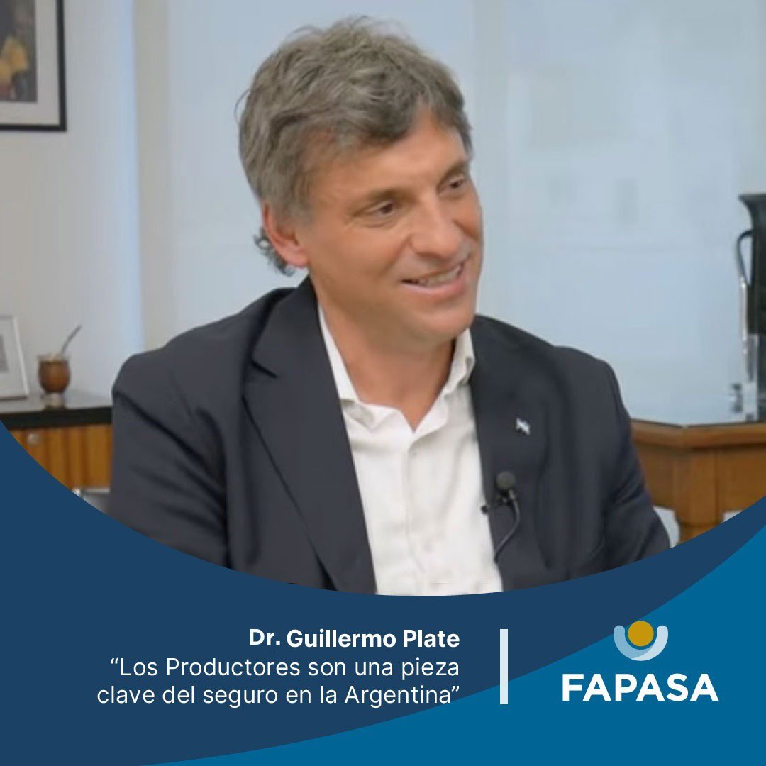 El Superintendente de Seguros de la Nación, Dr. Guillermo Plate, brindó una entrevista exclusiva al medio periodístico 100% SEGURO, en el cual tocó diversos temas de interés para todo el sector. 🗞️🤝

🌐📊Más info en Asegurando Digital: bit.ly/3Wto9Bi 

#FAPASAFEDERAL