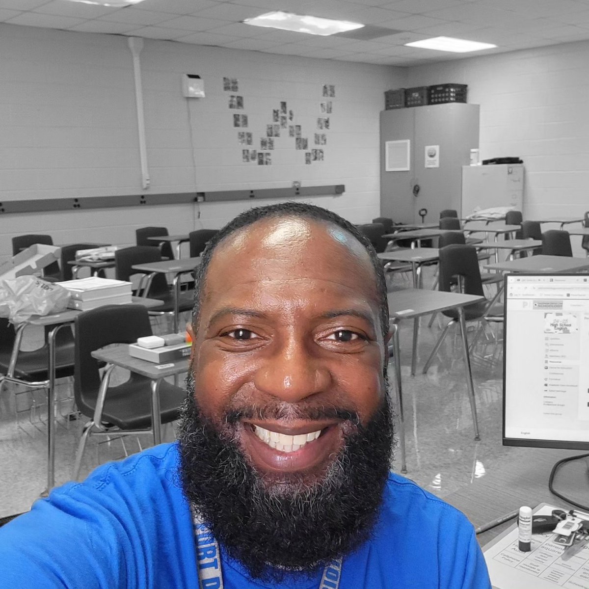 CoachTyrWhite's tweet photo. First day back at work (after summer school). Year 9 as a teacher and year 13 in education loading.
#blackmenteach #blackmaleteacher #kappaeducator #nupeeducator https://t.co/lOUCl14XVl