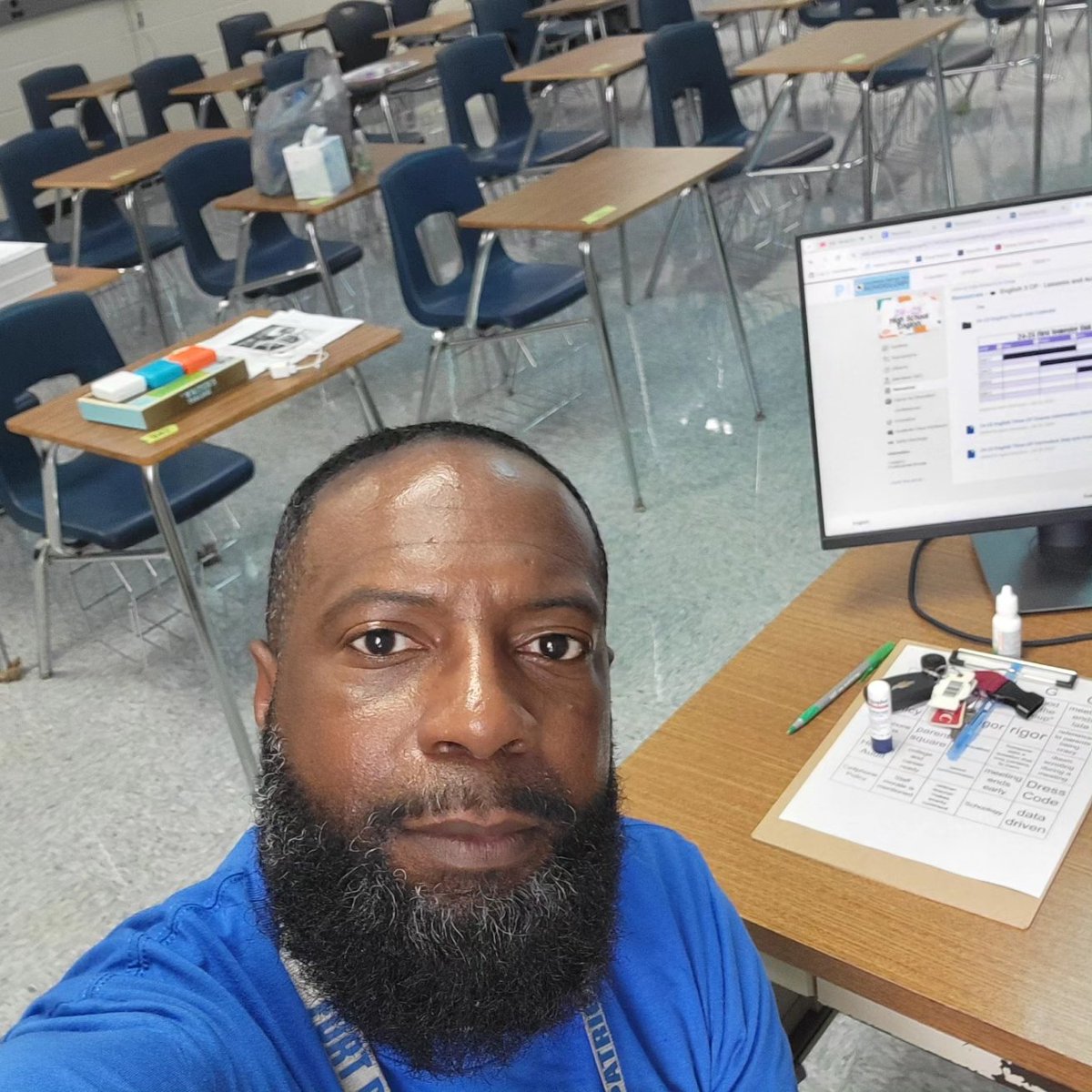 CoachTyrWhite's tweet photo. First day back at work (after summer school). Year 9 as a teacher and year 13 in education loading.
#blackmenteach #blackmaleteacher #kappaeducator #nupeeducator https://t.co/lOUCl14XVl