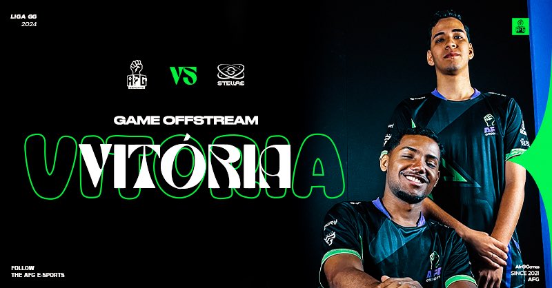 Vitória do AFG🔥

Tivemos uma partidaça com a <a href="/StellaeGaming/">STELLAE UNIVERSE</a> e saímos com a vitória por 14x12 no MD1

Não só avançamos nos play offs mas também seguimos invictos na <a href="/LigaGG_/">Liga GG</a> 💜

Parabéns rapaziada pela partida e a entrega contínua na liga✨