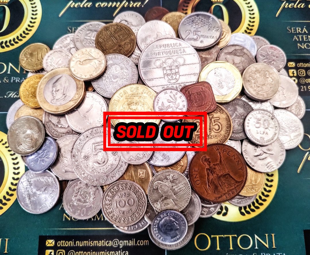 ottoni_numis's tweet photo. Que tal mais unzinho para alegrar 🤭?... Lote especial com 1️⃣0️⃣0️⃣ moedas estrangeiras variadas 🪙🌏✨ pintando na área e partindo 🚚 rumo a um novo endereço 🏡. Tchauzinho! 🥲🥲🥲 #Lindonas 😍 https://t.co/mKvGy7FUD8