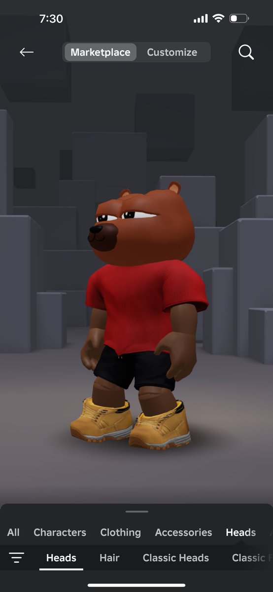 rekt_tekashi's tweet photo. You can now search “Bobo” in Roblox. 

To customize a Bobo character to play with. 🐻 https://t.co/p1tPw6NAr0