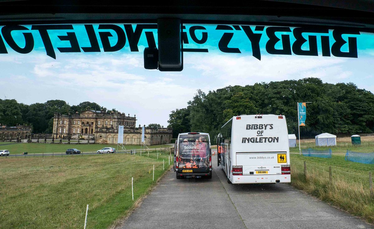 Look, it's <a href="/Bibbyscoaches/">Bibby's of Ingleton</a> bringing home Beavers and Cubs from 1st Castleberg Scout Group (Settle) and Ingleton Scout Group from <a href="/LarkinJamboree/">Larkin Jamboree</a>! Thanks for the excellent service. <a href="/Thisisingleton/">This is Ingleton</a>