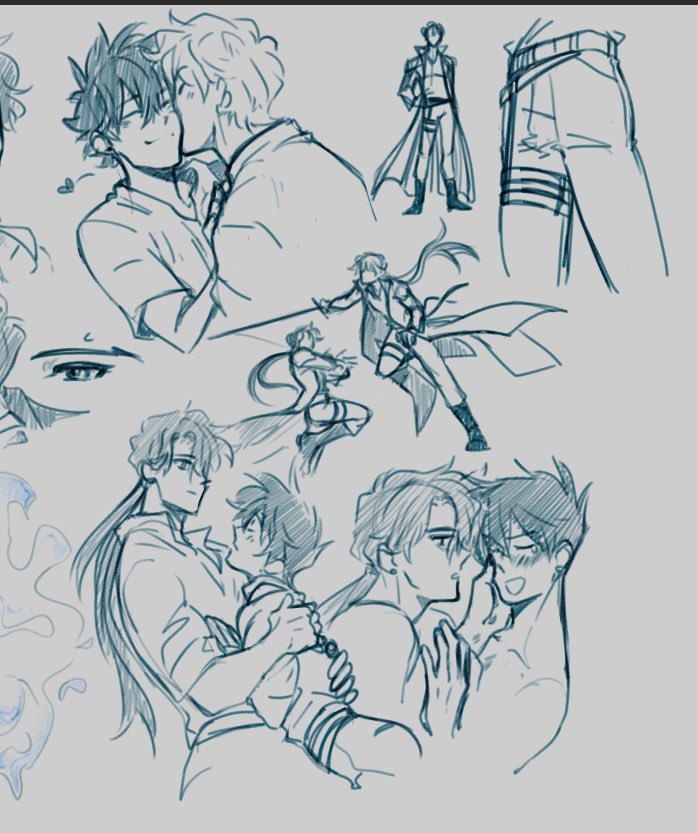 Caelum1412's tweet photo. Some more doodlz
#dcmk #hakubasaguru #kurobakaito #sagukai #originalcharacters #loarn #connla #oc https://t.co/6PzgHGyALA