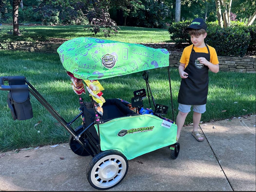 NewswireNC's tweet photo. AllBoss, the Brainchild of 11-Year-Old Tate Uotila, Makes Small Carts Used To Display and Sell Merchandise. The Slanted Design Allows You To Display Merchandise and the Cart Becomes Your Own Mobile Storefront: 👦💭 https://t.co/5KXaAODieb

#Entrepreneurship #AllBoss #Kickstarter https://t.co/9HeXrkHwDe