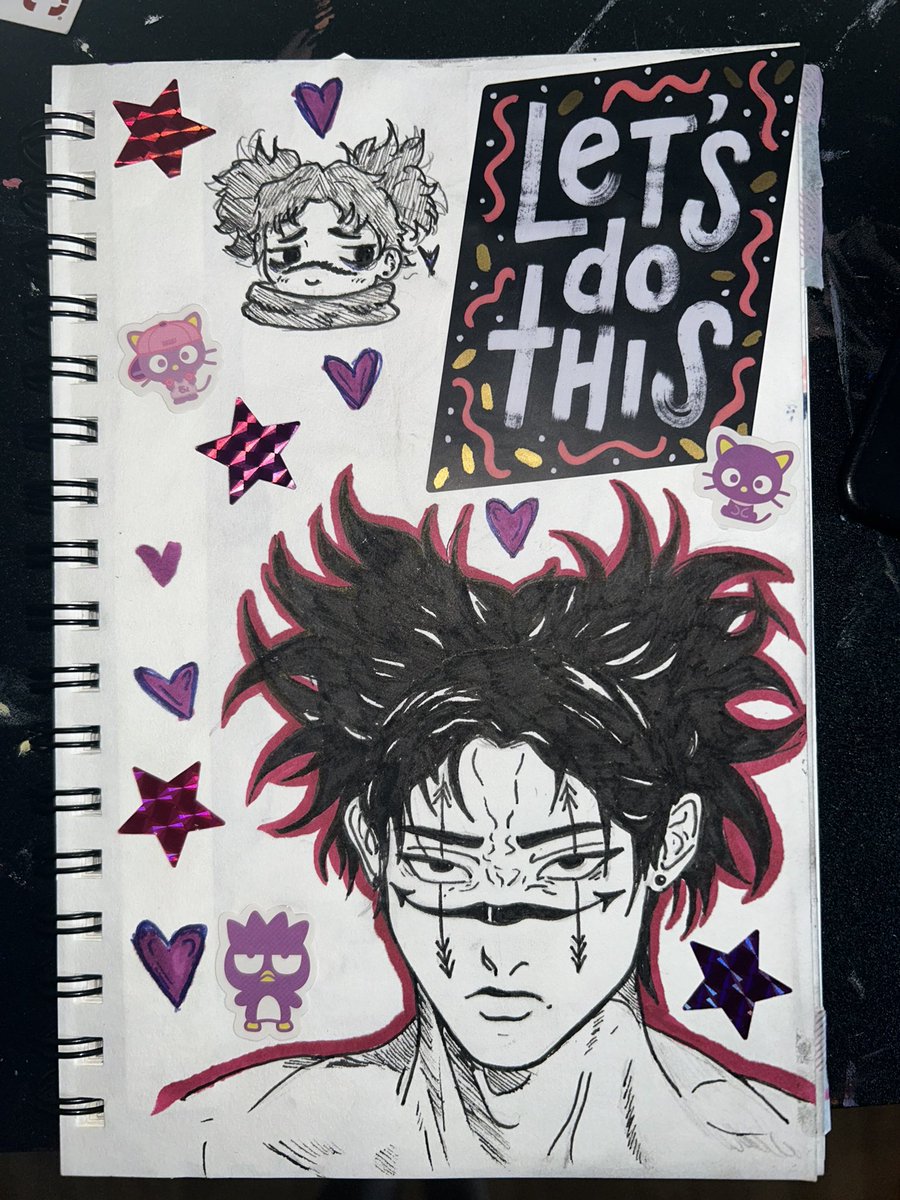 Choso sketch I did a couple days ago, he’s so silly 🥹✨✨
#art #jjk #JujustuKaisen #choso #sketchbook #ink