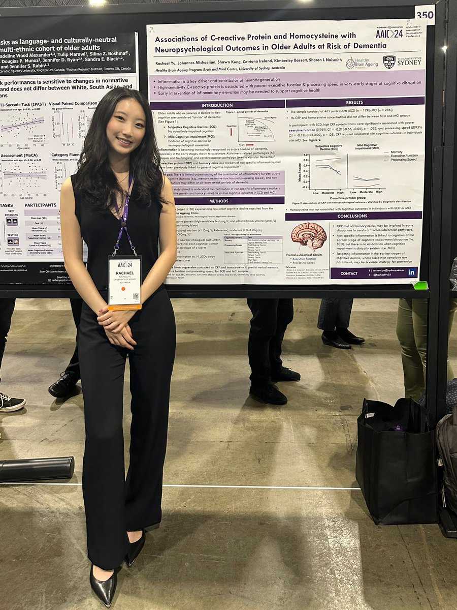 RachaelYu23's tweet image. What an incredible week at the Alzheimer’s Association International Conference in Philadelphia, USA🇺🇸. Truly a privilege to hear of the research being done all over the world to #ENDALZ. Very promising things are happening in dementia science! #AAIC24
@alzassociation @ISTAART