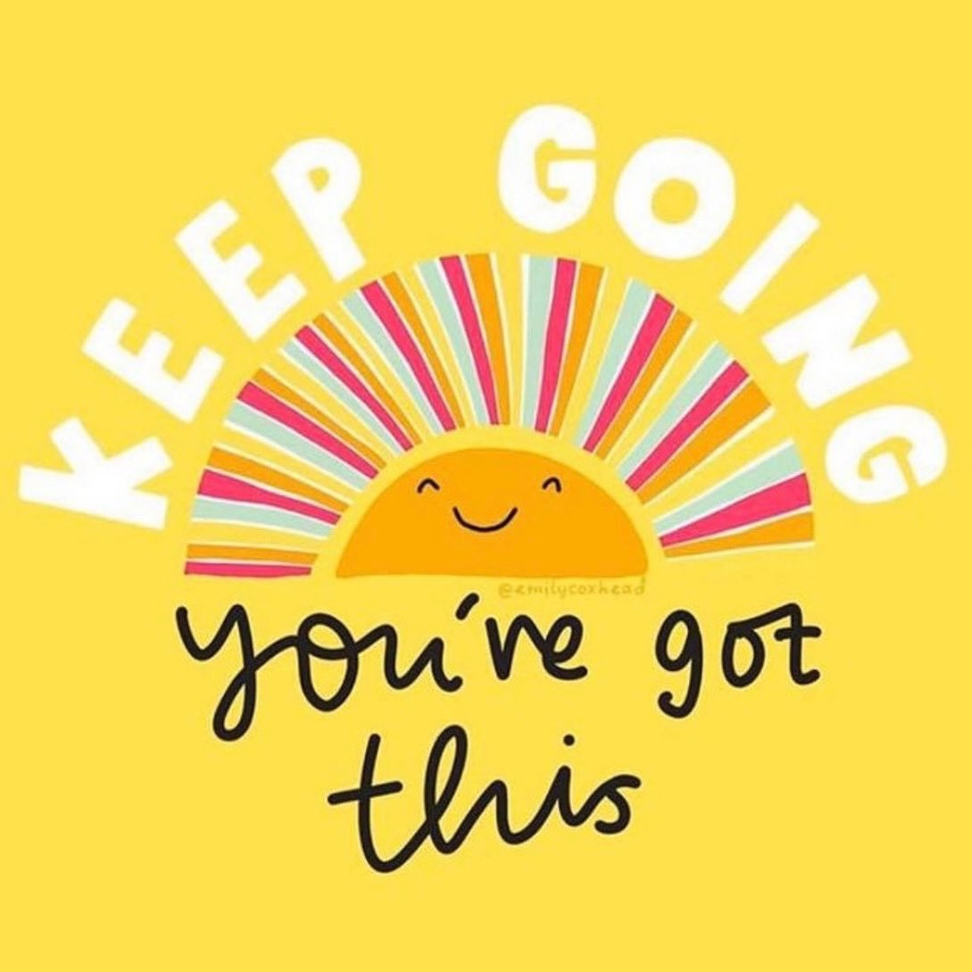 Keep going and stay hopeful. You’ve got this

Image: instagram.com/emilycoxhead