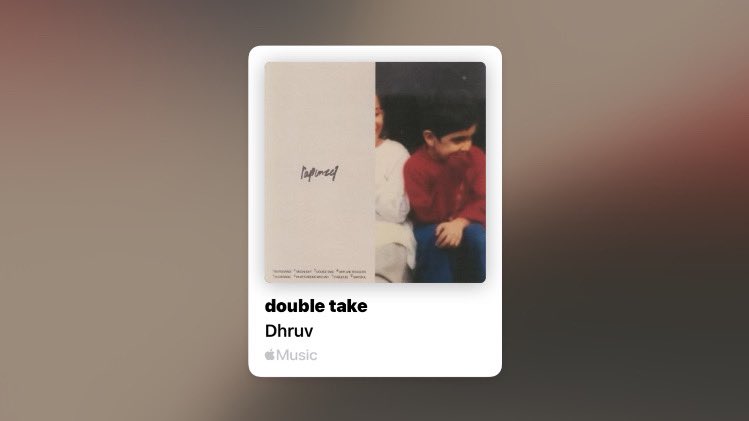 double take เป็นเพลงเกี่ยวกับการตกหลุมรักเพื่อนตัวเอง พยายามทำเหมือนว่ายินดีเวลาเขาไปชอบใคร แต่ลึกๆในใจคืออิจฉา เพราะชอบมาก เขาเป็นเพียงหนึ่งเดียวที่เราเห็นทั้งยามตื่นและฝัน ท่ามกลางคนมากมาย เมฆบนฟ้า แม้กระทั่งท่ามกลางหมู่ดาวหรือศิลปะบนผนังเมืองก็ยังเห็นแต่หน้าเขางี้