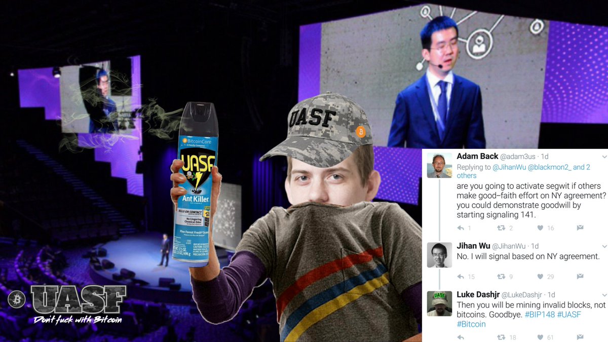 Today is August 1st, Happy #Bitcoin Independence Day #UASF 🎂 Here is a  sniped of history... @adam3us 