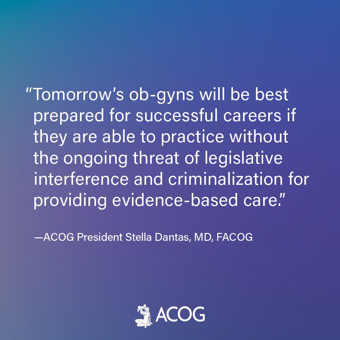 ACOG Action tweet media