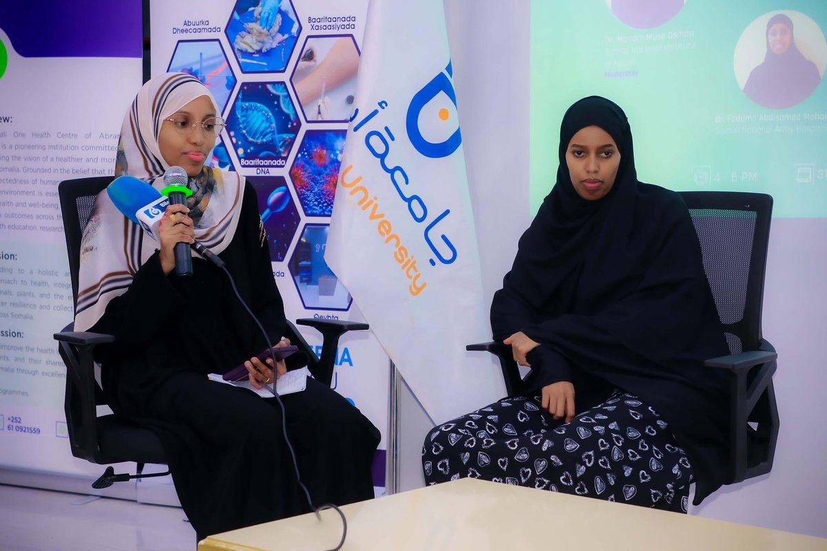 SomaliOneHealth's tweet photo. Yesterday, we launched the SOHC Youth #OneHealth Talks with opening remarks from H.E. #DrSaid, @EzanaKg, @Dr_AhmedKadle &amp; #Mansur. The session featured insightful presentations and discussions, marking the beginning of our One Health journey in Somalia. Thanks to all participants https://t.co/iPQAL6L2gU