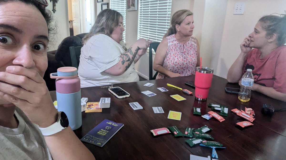 MrsVuTeaches's tweet photo. Outing with the team after our first team meeting. Why are you like this? #exleysummer24abc #exleytweets https://t.co/QYUr7Dx3OC