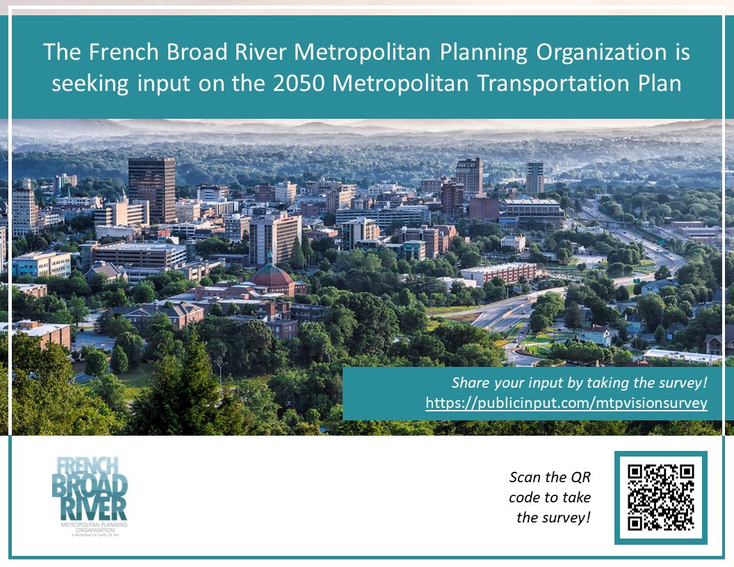 Town of Mars Hill, NC - Official (@marshill_nc) on Twitter photo The Town of Mars Hill is hosting an opportunity to provide feedback on the French Broad River MPO 2050 Metropolitan Transportation Plan:
When: Friday, August 2nd 3:00-5:00 PM
Where: Mars Hill Town Hall
280 North Main Street - Mars Hill, NC
<a href="/FBRMPO/">French Broad River Metropolitan Planning Org (MPO)</a> The Town of Mars Hill is hosting an opportunity to provide feedback on the French Broad River MPO 2050 Metropolitan Transportation Plan:
When: Friday, August 2nd 3:00-5:00 PM
Where: Mars Hill Town Hall
280 North Main Street - Mars Hill, NC
<a href="/FBRMPO/">French Broad River Metropolitan Planning Org (MPO)</a>