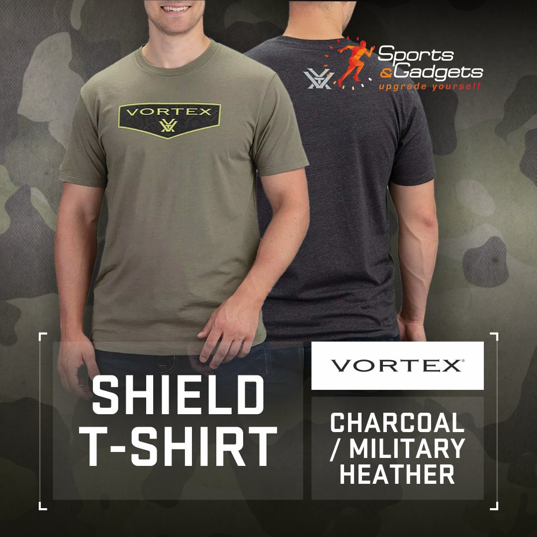 SportsandGadget's tweet image. Vortex Optics Shield T-Shirt

To buy: sports-and-gadgets.com/collections/vo…

#VortexOptics #ShieldTee #VortexNation #CasualWear #ComfortableFit #OutdoorStyle #TacticalFashion #GearUp #Smartoutdoors #wearable4u #Sportsandgadgets
