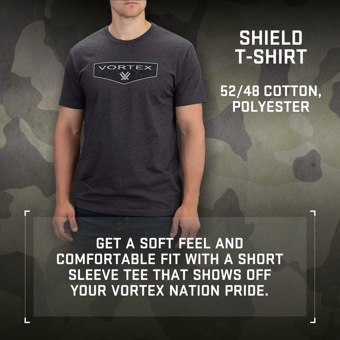 SportsandGadget's tweet image. Vortex Optics Shield T-Shirt

To buy: sports-and-gadgets.com/collections/vo…

#VortexOptics #ShieldTee #VortexNation #CasualWear #ComfortableFit #OutdoorStyle #TacticalFashion #GearUp #Smartoutdoors #wearable4u #Sportsandgadgets
