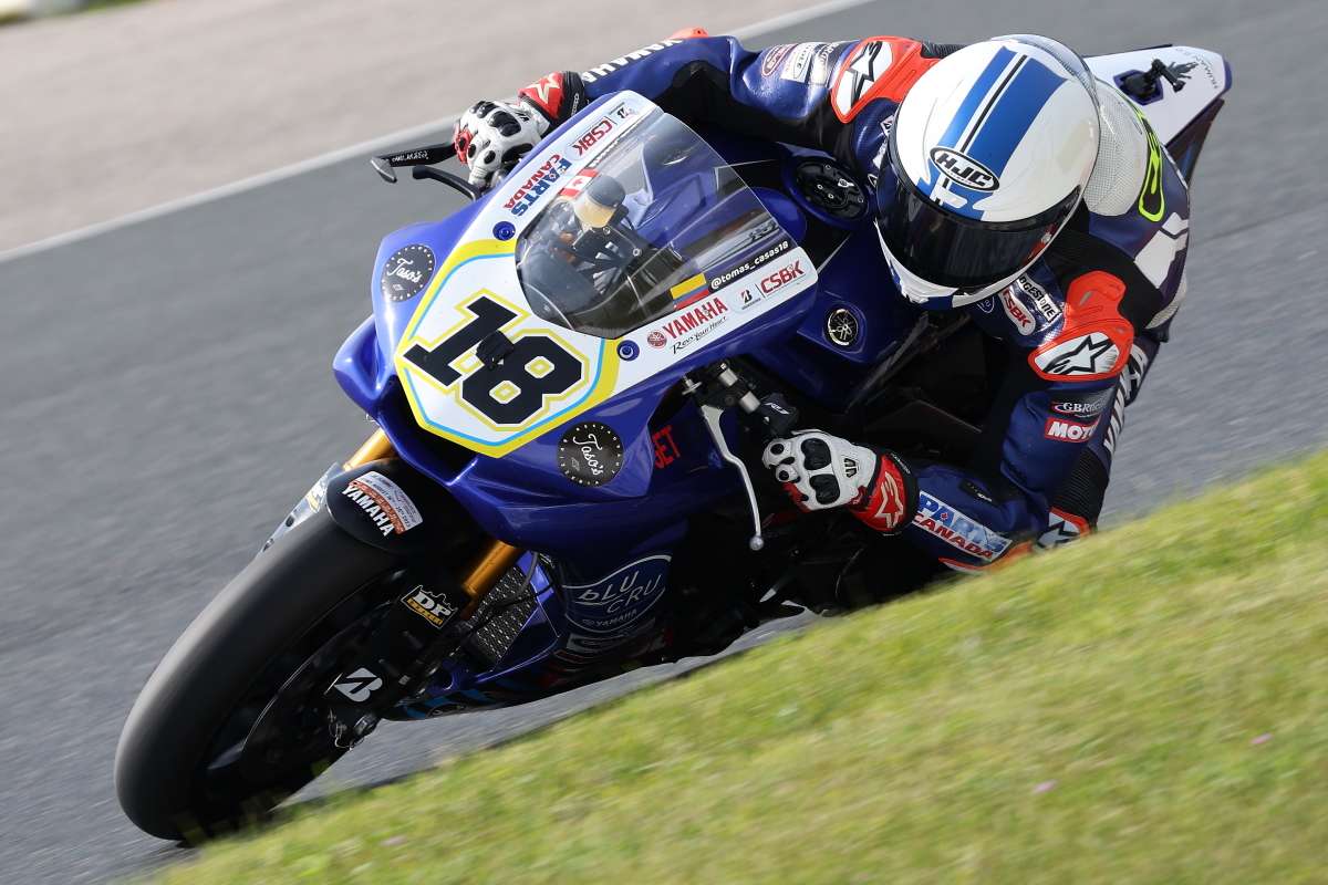 inside_motorcyc's tweet photo. A two-time pro champion will be returning to the Bridgestone CSBK paddock in round five, as Tomas Casas has confirmed his upcoming appearances at Canadian Tire Motorsport Park and the season finale in Shannonville. #CanadianTireMotorsportPark #csbk
https://t.co/eYErFYzBZz https://t.co/869OSni1xa