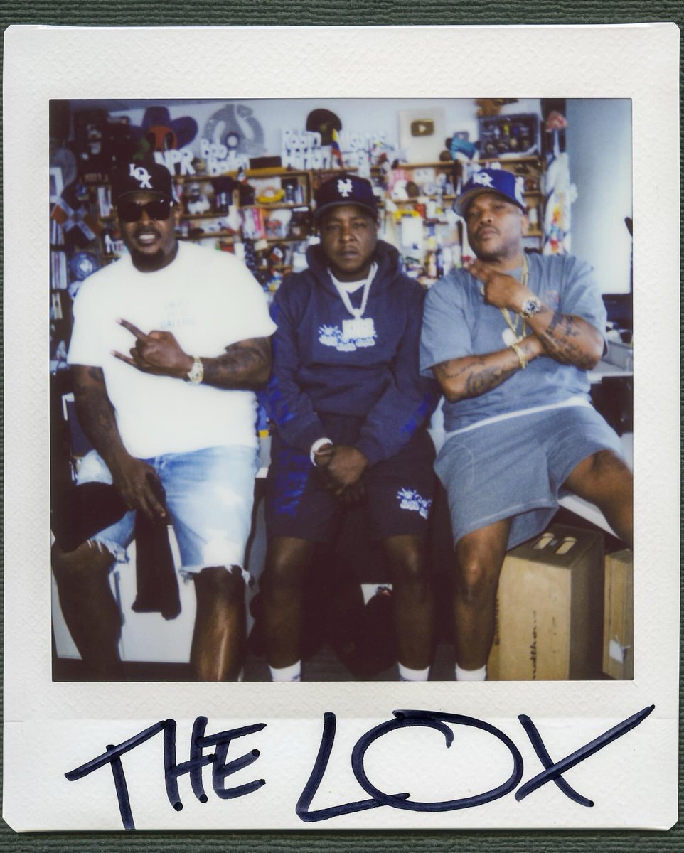 HOT97's tweet image. The Lox will appear on the next episode of #NPR’s Tiny Desk. 🙌🏽