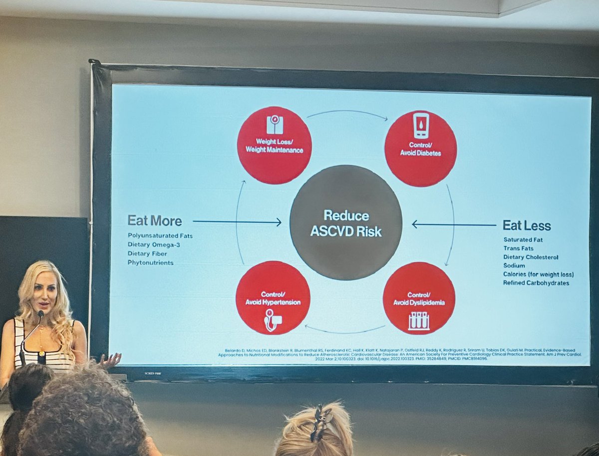 a_l_bailey's tweet image. Fabulous AND evidence-based talk on diet by the amazing @DBelardoMD at #ASPC2024 ! 
@DrMarthaGulati @ASPCardio