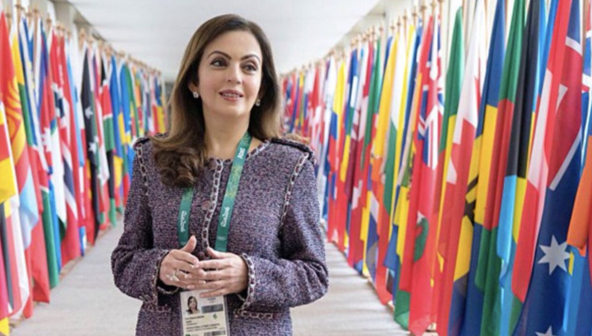 Sagar Galwankar (@sagargalwankar) on Twitter photo Congratulations to The Pride of BHARAT Smt. Nita Ambani for her Re-Election to the INTERNATIONAL OLYMPIC COMMITTEE (IOC) - OLYMPICS2036INDIA ЁЯЗоЁЯЗ│ <a href="/emaindian/">EMA</a> <a href="/reliancejio/">Reliance Jio</a> <a href="/RIL_Updates/">Reliance Industries Limited</a> <a href="/ril_foundation/">Reliance Foundation</a> Congratulations to The Pride of BHARAT Smt. Nita Ambani for her Re-Election to the INTERNATIONAL OLYMPIC COMMITTEE (IOC) - OLYMPICS2036INDIA ЁЯЗоЁЯЗ│ <a href="/emaindian/">EMA</a> <a href="/reliancejio/">Reliance Jio</a> <a href="/RIL_Updates/">Reliance Industries Limited</a> <a href="/ril_foundation/">Reliance Foundation</a>
