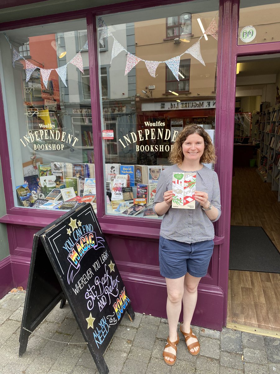 catriona_shine's tweet image. I signed a stack of Habitat at Woulfe’s Independent Bookshop in Listowel. A lovely pitstop on the way to the beach. #Habitat #Listowel @LilliputPress #signedbooks #SummerReading