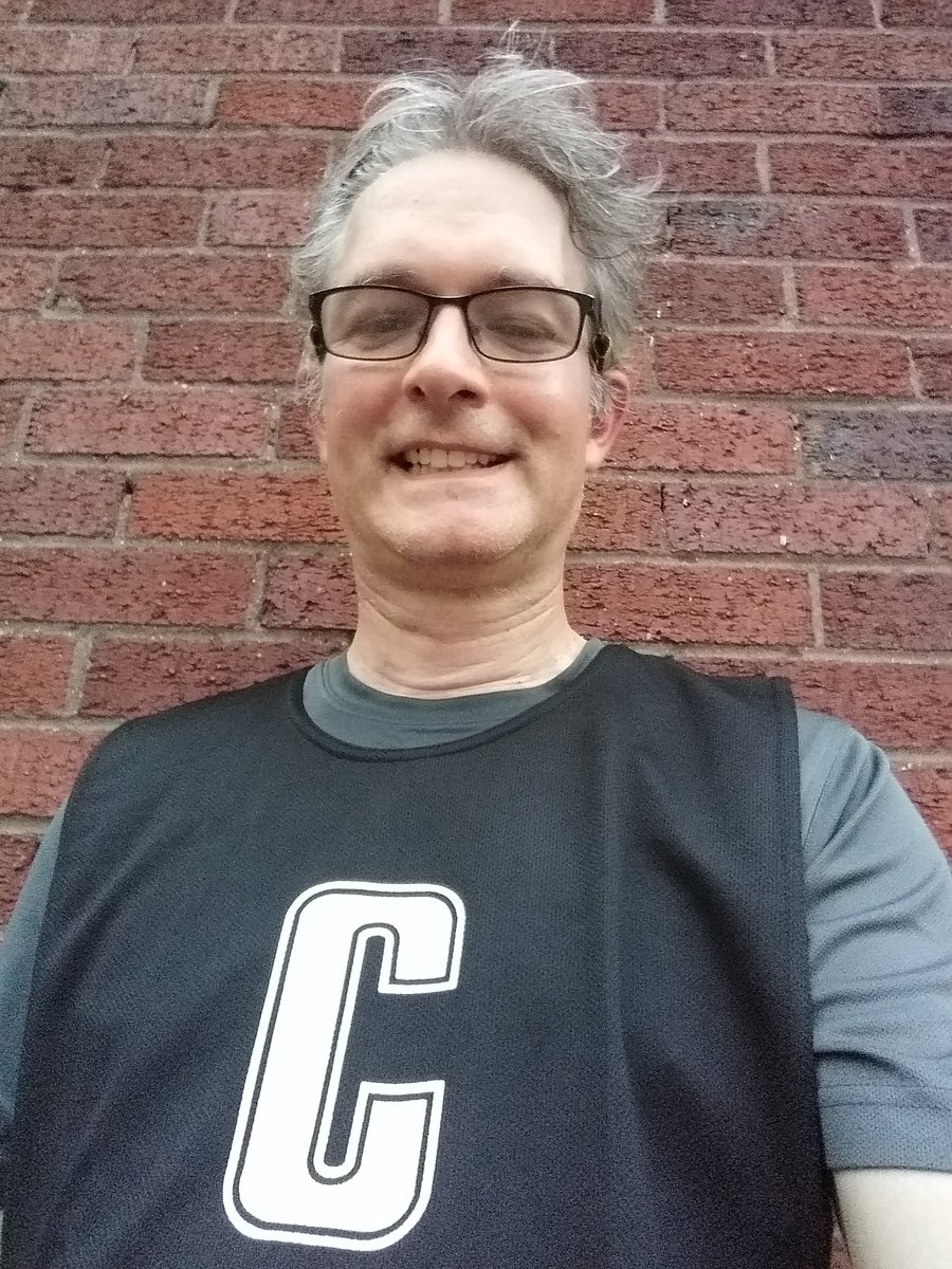 First time back at #AldridgeNetballClub mixed #netball training for about a month  and I had the good fortune to play C - had a complete mid court workout in this heat and played well too.