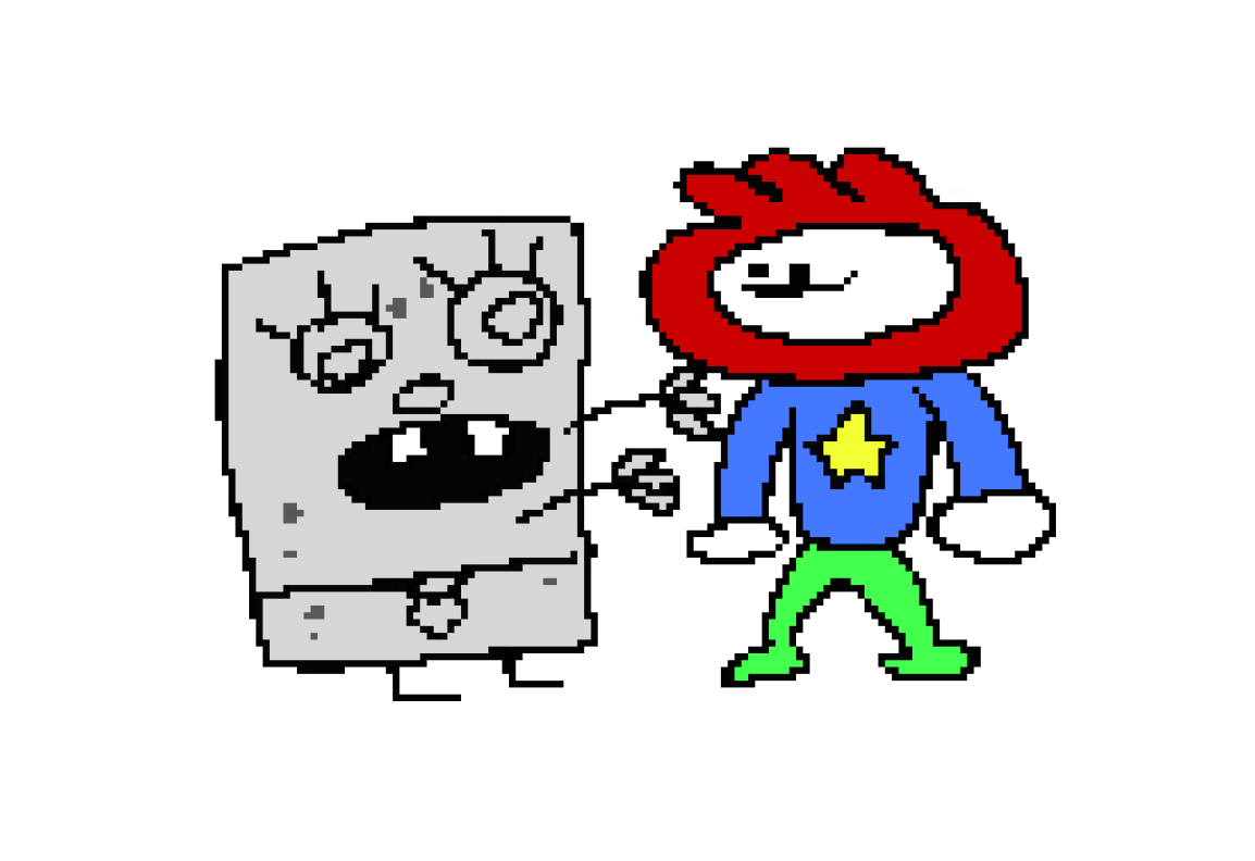 KnightOwl139's tweet photo. Maxwell (scribblenauts) meets Doodlebob (spongebop) https://t.co/7eEnTjxONL