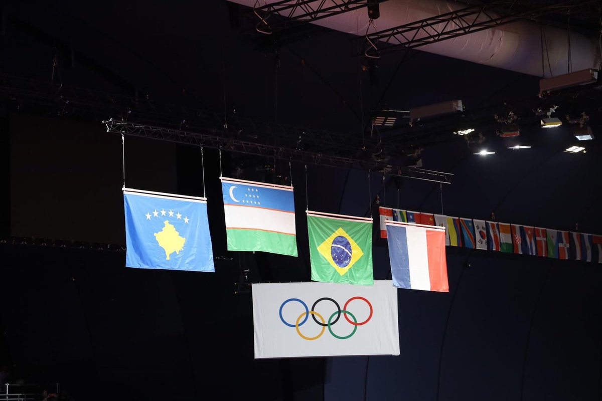AmbTammyZiv's tweet photo. Warmest congratulations to the medalists of our two countries!

🇮🇱🇽🇰

#Paris2024 #Olympics #Israel #Kosova #TeamIsrael #TeamKosova #TeamISR #TeamKOS https://t.co/z92vxFPWTj