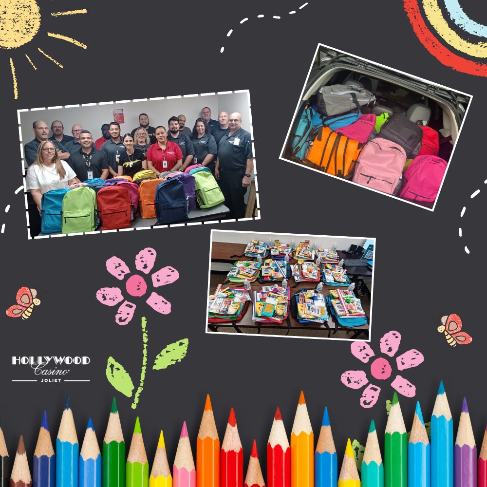 HollywoodJoliet's tweet photo. Thank you to Volunteers of America Illinois for letting us partner with you for Operation Backpack;  providing school supplies for the community.  
#hollywoodjoliet #operationbackpack
For more information on the VOA or Operation Backpack, click below:
https://t.co/bB38Cqy9QM https://t.co/ret8BzFILU