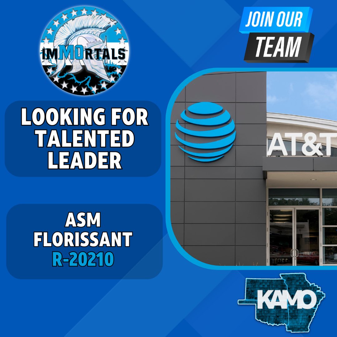 🚨Opportunity Alert!!🚨 Are you or somebody you know ready to take the step into retail management? Good news! We have an ASM opening on the <a href="/KAMO_ImMOrtals/">The ImMOrtals</a> MOhustle MOmoney team at the Florrisant location!Check out the req # below and apply today! <a href="/KAMOkonnects/">𝐾𝐴𝑀𝑂</a> <a href="/KattiaS_Ramirez/">Kattia S. Ramirez</a>
