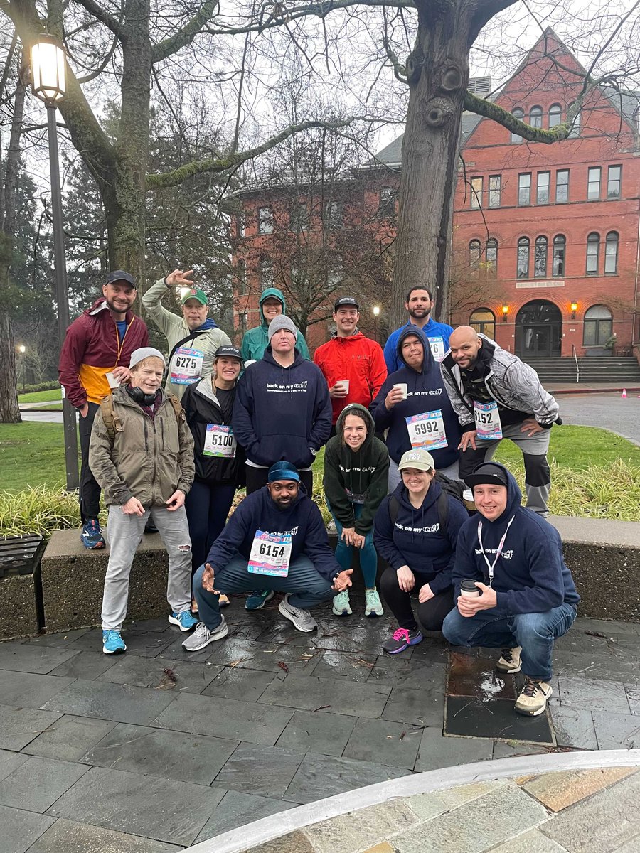 #BoMFSeattle took on the Cherry Blossom 5k run! This was one of the biggest races we've participated in yet, and both volunteers and members had an absolute blast. 

Despite the rain, the smiles and medals made it all worth it. Huge thanks to everyone who joined us!
#BackonMyFeet