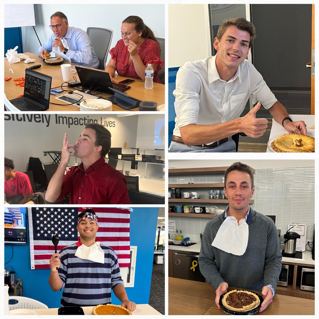 limouris's tweet image. Thursdays call for a little fun! 
#Medix #PositivelyImpactingLives #PieEatingContest