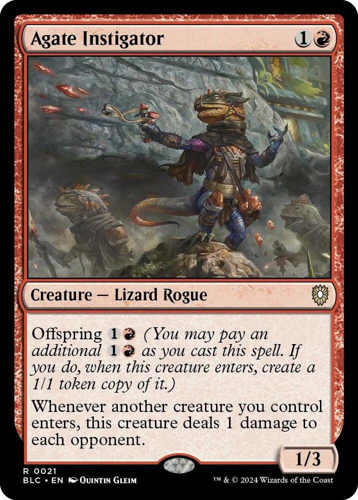 Prid3MTG's tweet image. #BLB drops in a few hours but as usual I'm going to be focusing on picking up big, cheap bricks of Commander deck cards like Agate Instigator, Communal Brewing, Jacked Rabbit and Alchemist's Talent that I'll be looking to snag in the 100s at the (ideally) &amp;lt;=$1 range #mtgfinance.