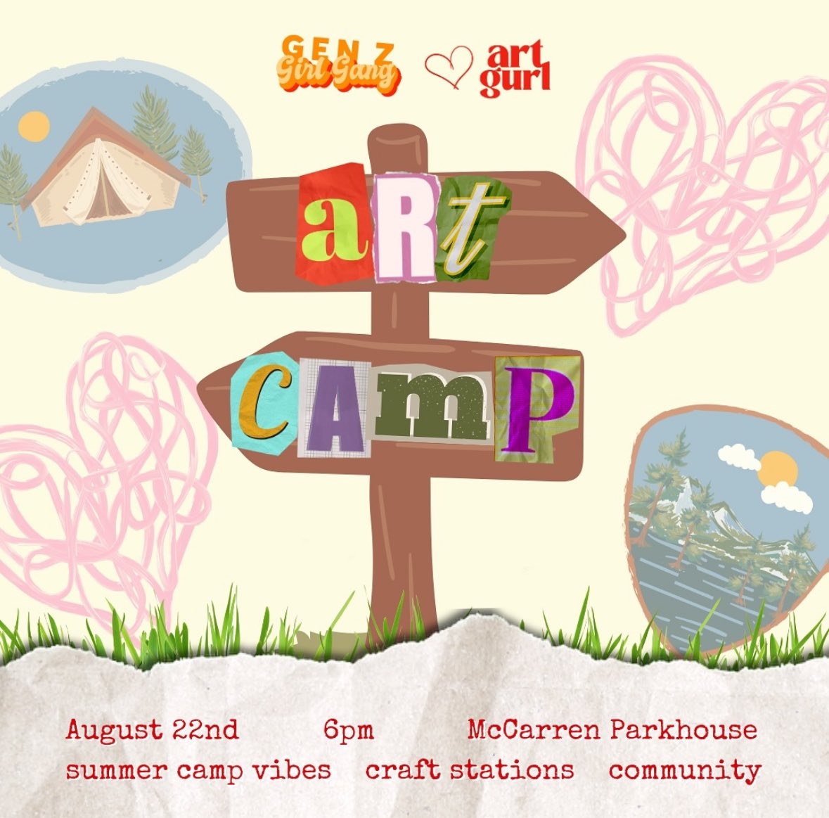 stefdrinkwater's tweet photo. if any NY besties wanna come through, I’m co-hosting a free “art camp” on Aug 22nd! Come make crafts &amp; friends🥹🏕️🎨🫶🏻 https://t.co/MPK3cpLAIj https://t.co/gN065fpa1F