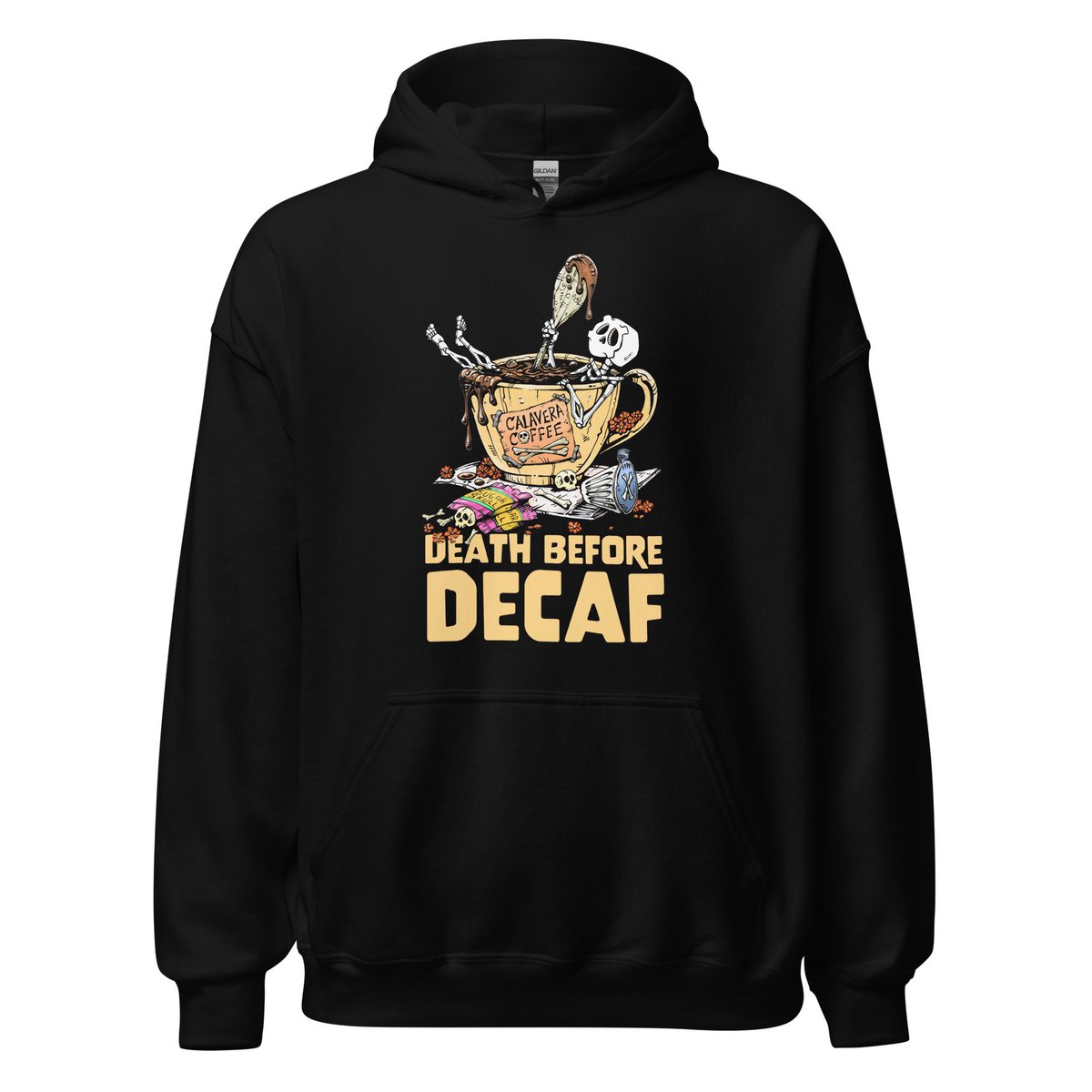 🚨Art Drop🚨
Wake up and grab another cup of art! The new “Death Before Decaf”painting is now available in a variety of print sizes/prices ranging from $20-$475. The design also comes in hoodies, tanks and t-shirts so pour yourself something cool! 🤟🏻☕️🤟🏻 

davidlozeau.com/products/death…
