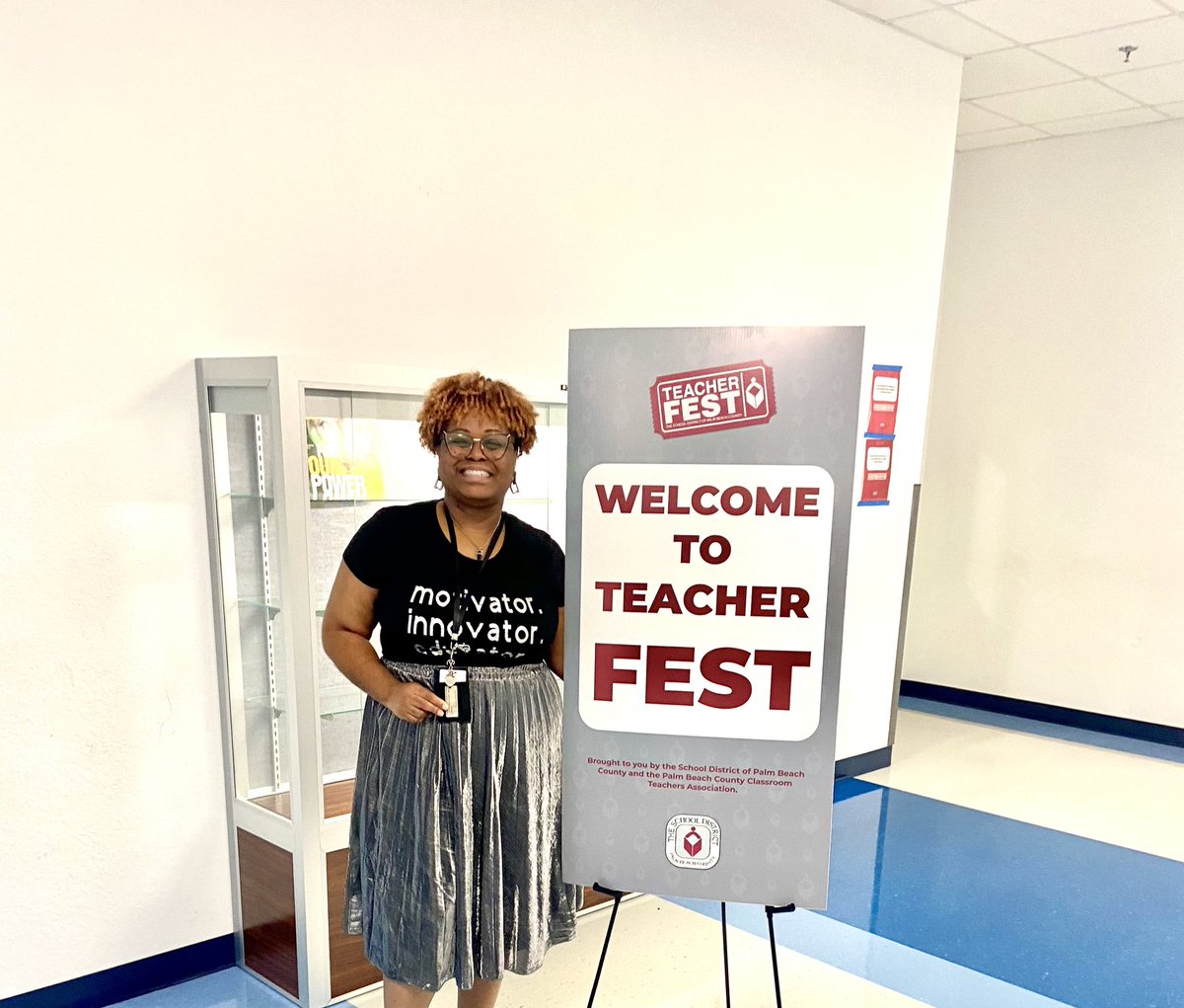 KHolleyEdS's tweet photo. I survived my first #TeacherFest 🥳 Thank you @RobertTutoni & @Collins077 for being such awesome teammates. I’m so lucky to have coworkers like you. https://t.co/gh6woP78S7