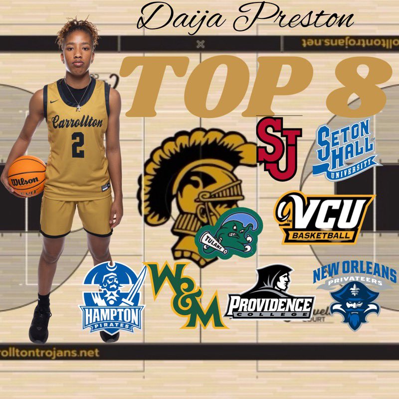 After having several conversations and building relationships over the past 2 years with coaches, I have decided to cut down my list to these top 8 schools. It has been an honor and blessing to receive the recognition I have. Respectfully,I will now focus on these schools. 🙏🏽💯