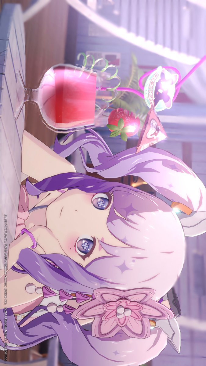 ソシャゲの一枚絵みたいでお気に入り　#ブルプロSS