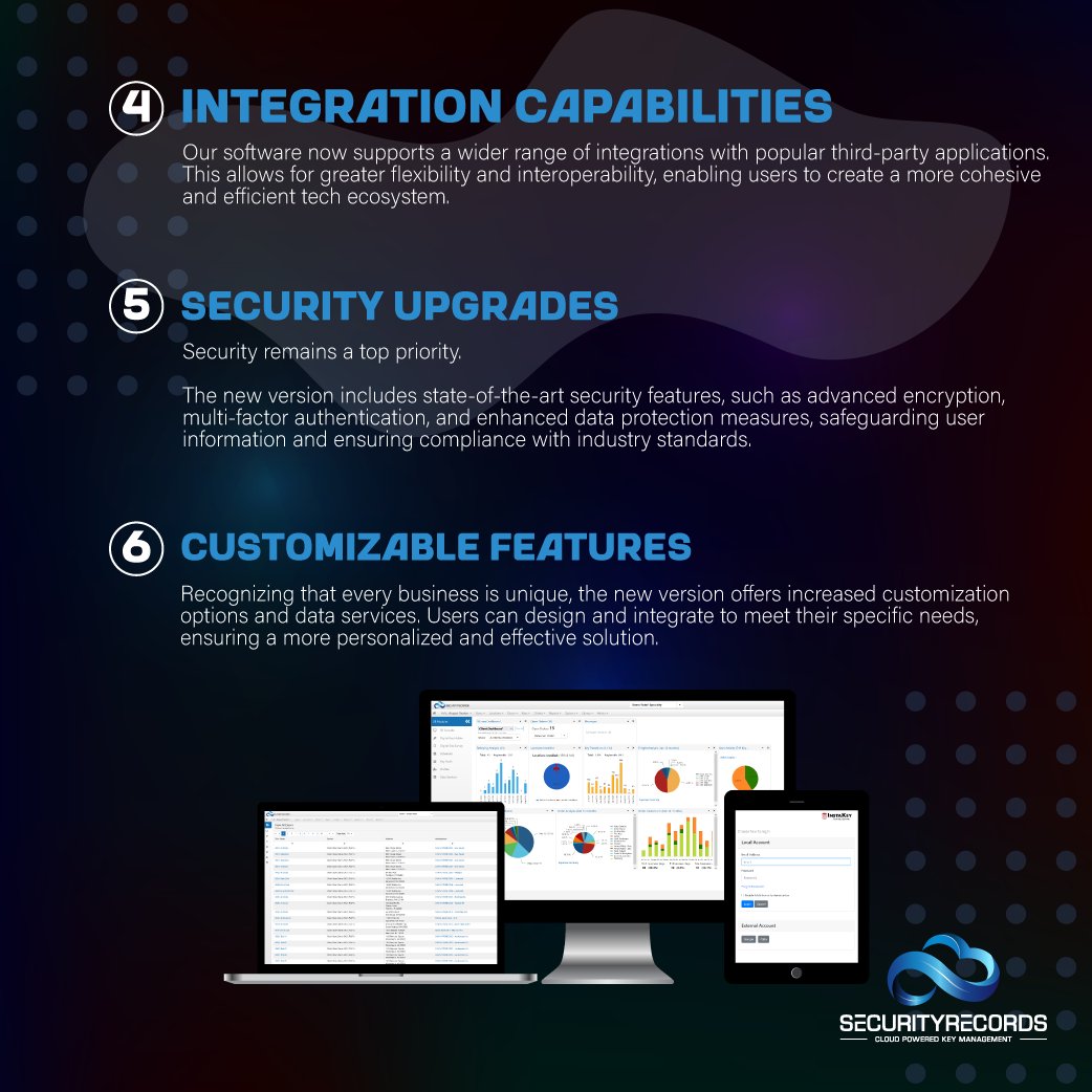 InstaKey's tweet image. We are proud to announce the latest version of our key management #software, SecurityRecords. This release marks a milestone in the evolution of our #SaaS platform, bringing new features, enhancements, and improvements designed to empower businesses!

#Keymanagement #Keycontrol