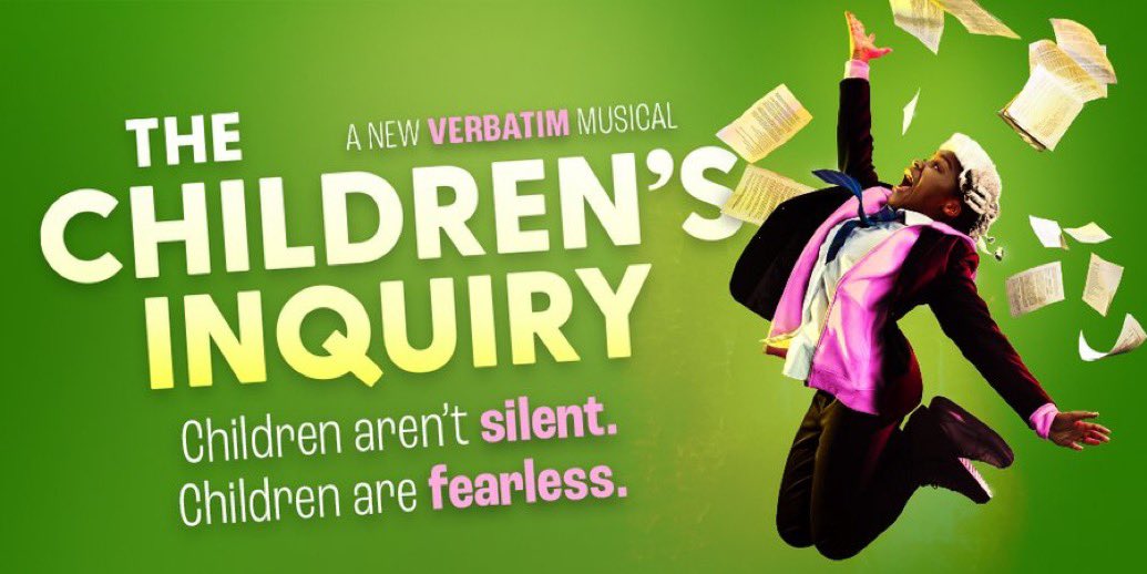 Barnsley-based <a href="/LungTheatre/">LUNG</a> was one of 275 arts organisations who became new <a href="/ace_national/">Arts Council England</a> National Portfolio Organisations last year. Hard to find enough superlatives to describe the excellence of their verbatim musical #TheChildrensInquiry at <a href="/swkplay/">Southwark Playhouse</a>. On til Sat. #LetsCreate