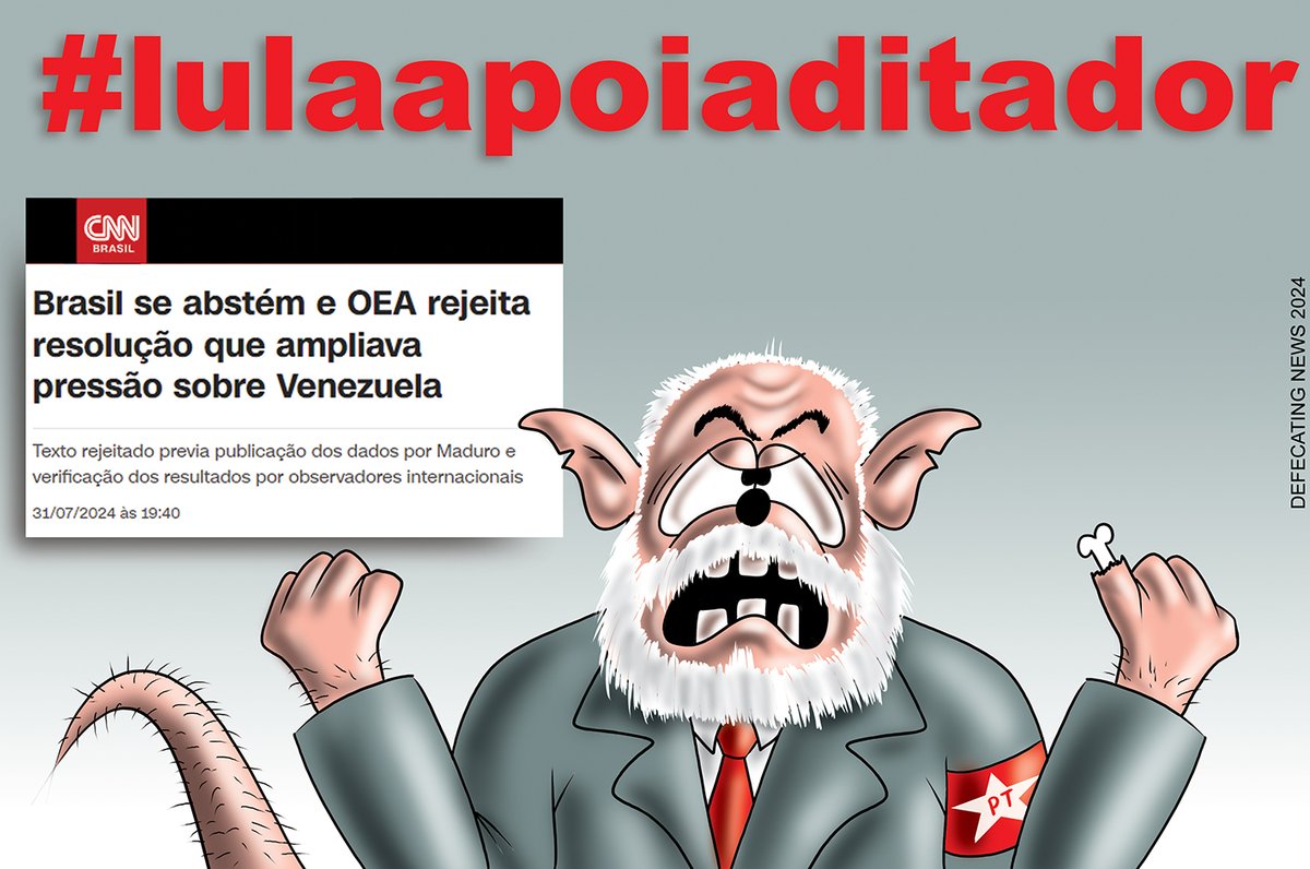 DefecatingB's tweet photo. @LulaOficial #lulaapoiaditador https://t.co/1MsZJumWnQ
