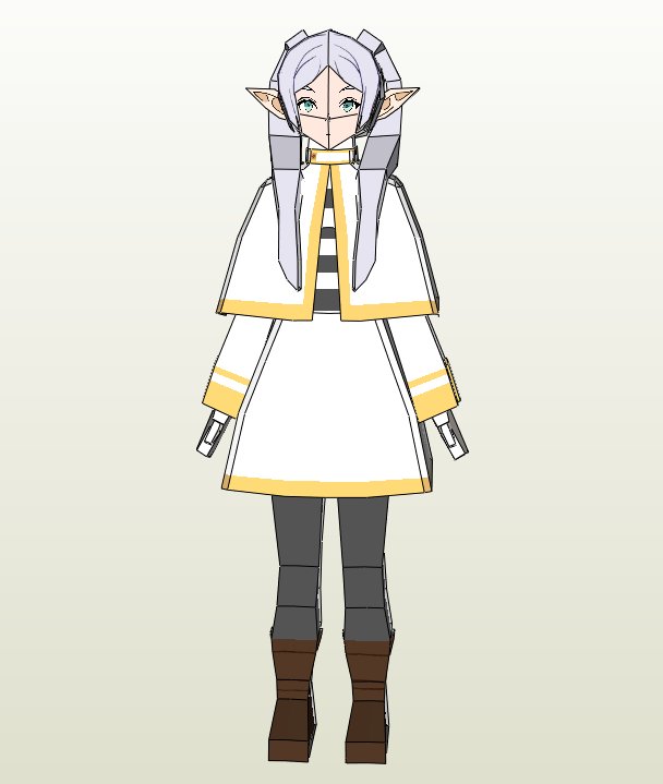 danbofan's tweet photo. Frieren #Papercraft free download at profile https://t.co/7oz9FCBZRM