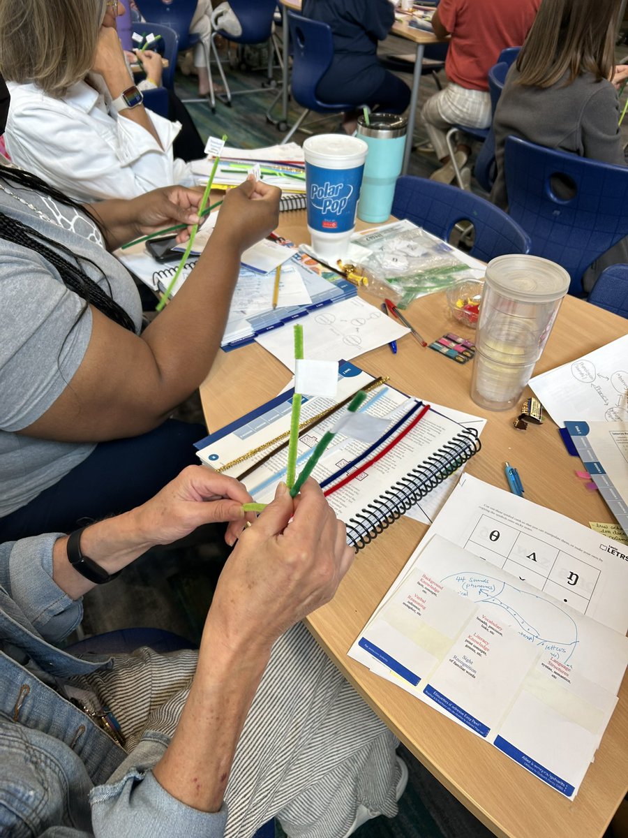 We learned today about the many strands that come together to make a skilled reader! #OurJourneyWithLETRS #lex2learns #WhateverItTakes
