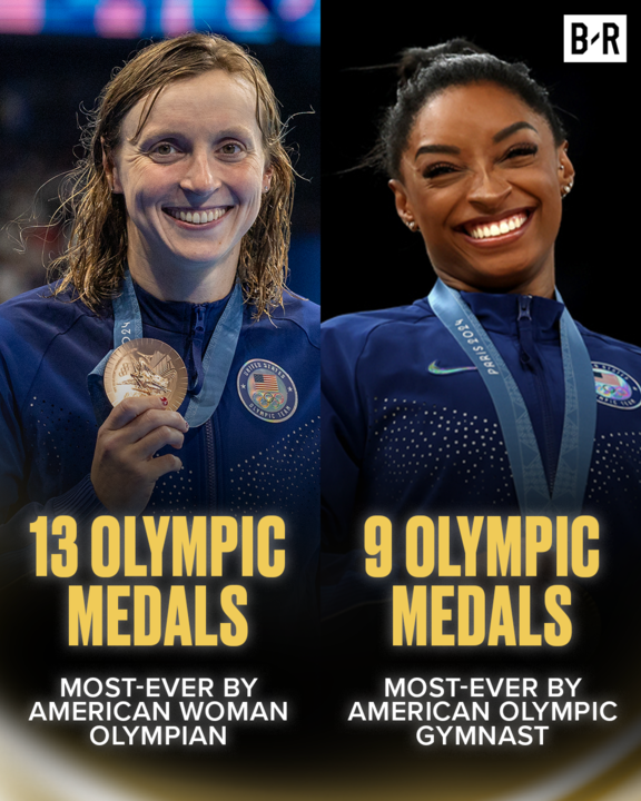 Katie Ledecky and Simone Biles are making HISTORY this Olympics 🐐👏